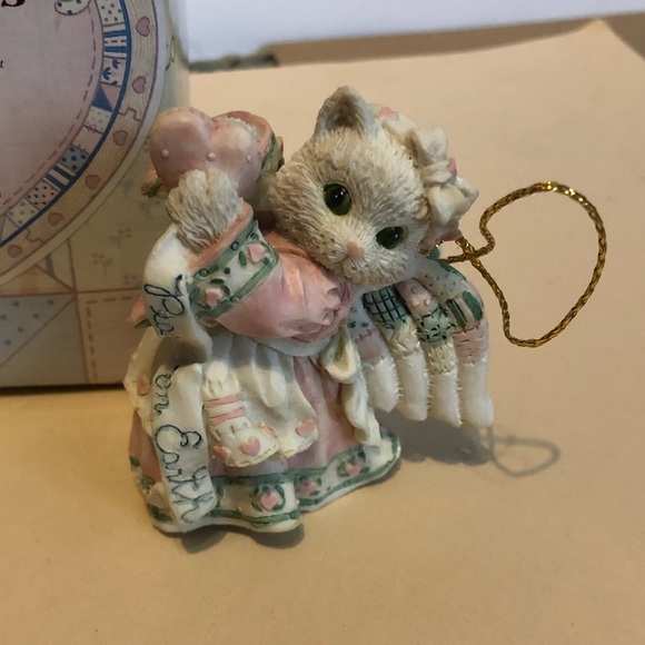 Rare vintage calico kittens Christmas ornament - Picture 5 of 13